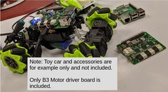 RPi Robot Motor Driver (6)H-Bridge Toshiba Gyro ADC 40-Pin Raspberry Pi AI Hat