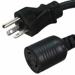 NEMA 6-20P to L6-20R Plug Adapter -20A/250V, 12 AWG – UL Listed – IBX-8414-01(M)
