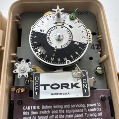 Model 7200z Tork Astronomic Time Switch 40AMPS 120 VAC 60Hz Untested -Skip A Day
