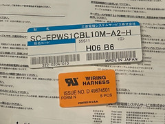Mitsubishi SC-EPWS1CBL10M-A2-H Motor Power Cable MR-J3W 10M