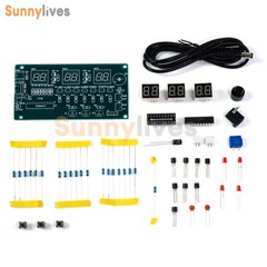 6-bit LED Digital Electronic Clock DIY Kit 51 Microcontroller Circuit Board Kit