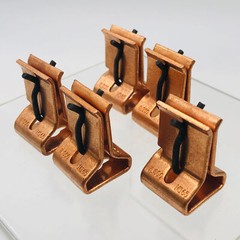 5x Ilsco M-165 Fuse Clip 100 Amps 250-600 Volts Copper