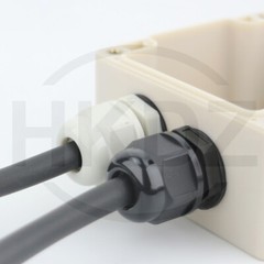 Cable Gland IP68 Waterproof Black White Nylon Compression M7/9/11/13.5/16/19-M48