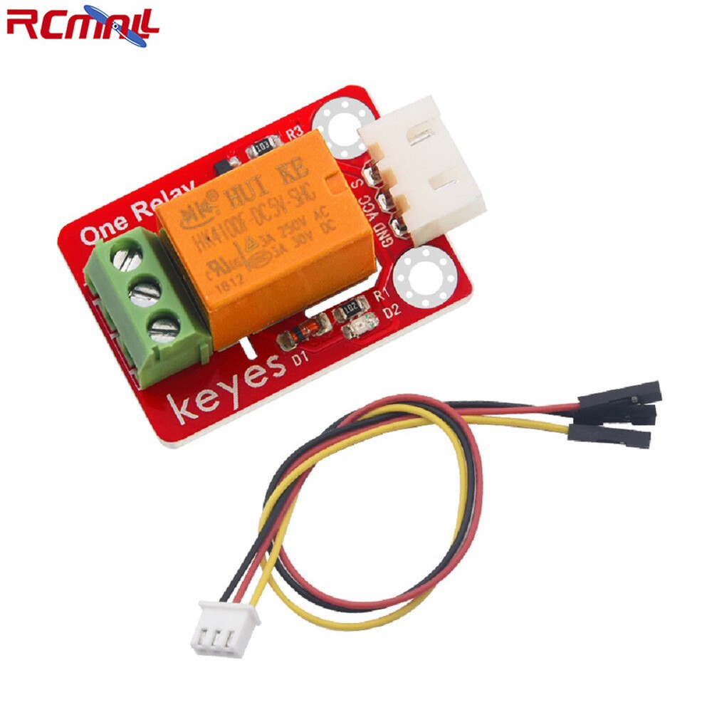 HK4100F-DC 5V-SHC Single-channel Relay Module 2.54mm Connector +3p Plug Cable
