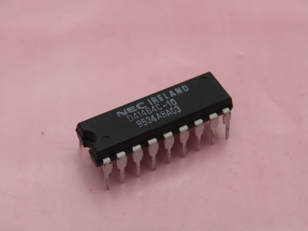 D41464C-10 18 Pin Dip Dynamic NMOS RAM RH ** NEC ** NOS **