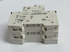 SIEMENS CIRCUIT BREAKER 5SY6206-7 5SY62 MCB C6 6 AMP A 6A 400V W/ AUX 5ST3010AS