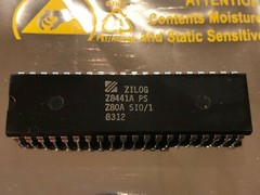ZILOG Z80A Z8441APS SERIAL I/O INPUT OUTPUT + 4Mhz XTAL NEW VINTAGE NOS!