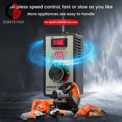 110V/220V Electric Motor Rheostat Variable Speed Controller For Router Fan 4000W