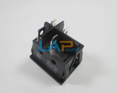 QTY:2 New KCD4-201N-B 30A 250V 2 Positions 4pins Rocker Switch With Lamp