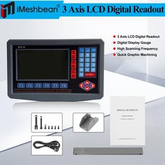 3AXIS LC Digital Readout&Mill Miling Machine Linear Scale(Any 3 Size you choose)