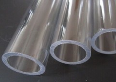 1pc Ø80mm x 5mm x 250mm Long Acrylic PMMA Clear Tube Pipe #U395Z YG