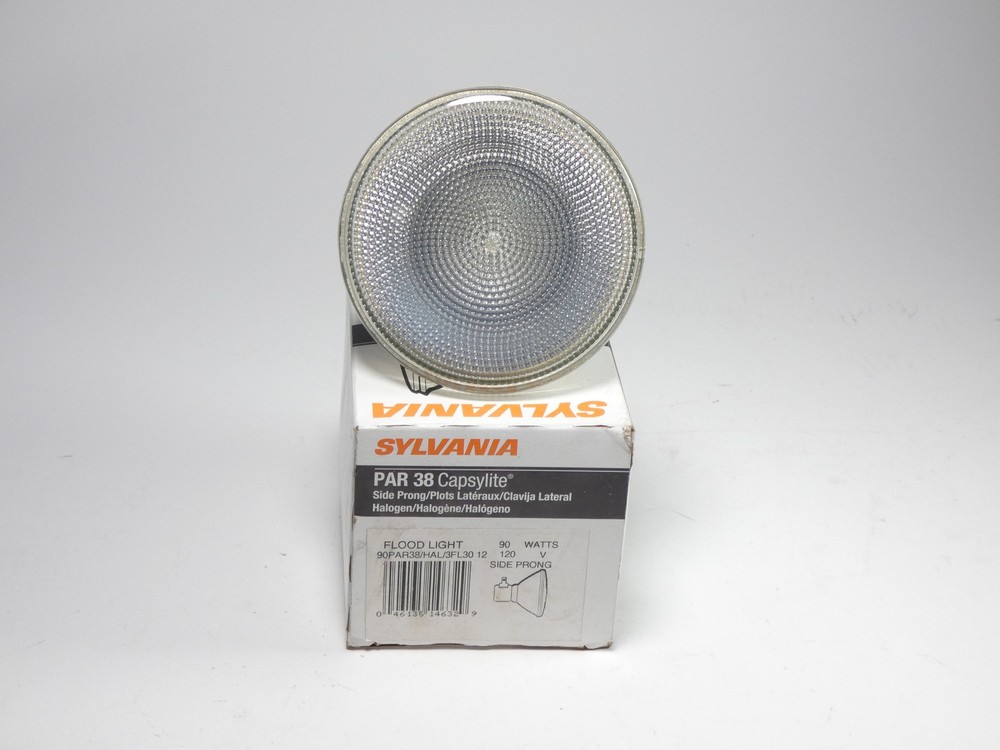 Sylvania 90PAR38/HAL/3FL30-12 PAR38 Halogen Flood Light 120V 90W – NEW Surplus!