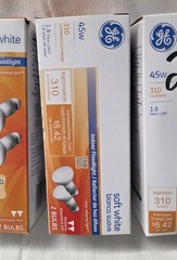 4-2 Packs (8) Directional R20 Indoor Floodlight Bulbs Soft White 310 Lumens