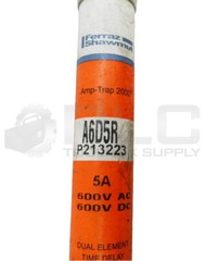 LOT OF 4 FERRAZ SHAWMUT MERSEN A6D5R AMP TRAP 2000 FUSE 5A 600V AC/DC