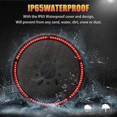 Spare Tire Brake Light 3rd Third Brake Light LED Rear Wheel Light for Wrangler 2