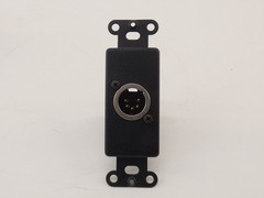 Pathway 5101BL Male 5 Pin XLR Modular Insert w/ Terminals XLR5M Black – NEW S…