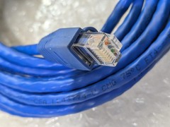 Legrand 541-110-012 Quick Set 12ft Blue Booted Cat6 Cable Pack of 5 OEM Network