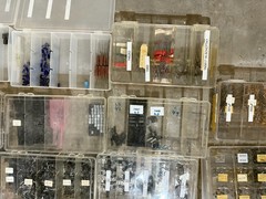 Lot of Assorted Electrical Components Parts Capacitors Transistors Resistors