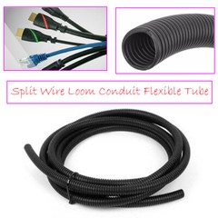 Split Flex Wire Loom Tube / High Temperature Convoshield Choose Hot Sizes LOT