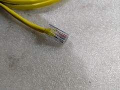 Belden MDE54AVYC04 Cat5e Ethernet Patch Cable Yellow 4ft RJ45 Network Data OEM
