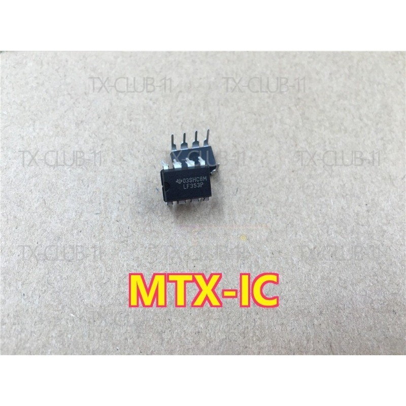 MTX-IC 50X LF353 DIP8 NS OPAMP JFET 3MHZ DUAL 8DIP NEW GOOD QUALITY D45 Fast