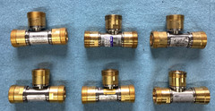 Lot of 6 Anritsu 2000-768 Precision 7/16 DIN Adapters DC-4 GHz