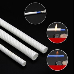 Φ1~40mm White 600°C HIGH TEMP Fiberglass Sleeving Wire Cable Insulating Tube