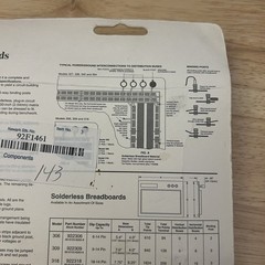 3M – Solderless Breadboard – Model: 309 – 922309
