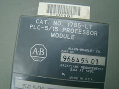 Allen Bradley PLC-5/15 Processor Module Cat. No. 1785-LT