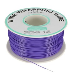 Wrapping Wire Tin Plated Copper Wire P/N DM-30-1000 30 AWG 200M Length Purple