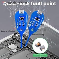 5pcs Type-C XA5 Motherboard Coil Tester Electromagnetic Inductor Detector Tool