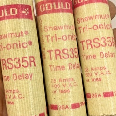 GOULD SHAWMUT TRS35R TRI-ONIC TIME DELAY FUSE 600VAC 35 AMP LOT OF 3🔔
