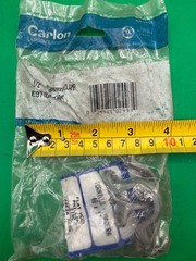 Lot of Carlon 1/2 in Conduit Clamps & Electrical Fittings RE