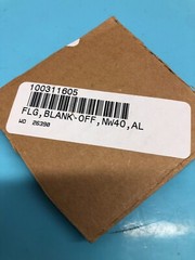 MKS 181747 100311603 FLANGE BLANK OFF NW40 AL, 171801