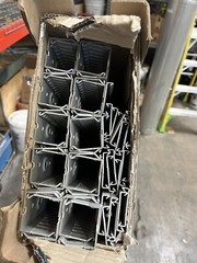 Light Gray Narrow Finger Wire Duct T1E-1515G. Open Box 120ft