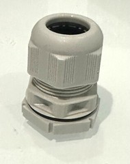 WISKA THREADED CABLE PRESS M25 POLYAMIDE GREY (RAL 7035) 10066527 PACK 50 PCS