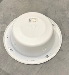 Quam Solution 2 Round Ceiling Speaker 8″ White With Back Cam and Mounting