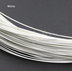 White Flexible PTFE FEP Wire Silver Plated Copper Cable HiFi Audio DIY