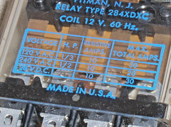 1 NEW STRUTHERS DUNN 284XDXC 4PDT 4 POLE POWER RELAY 12 V AC COIL 10A 20A 30A