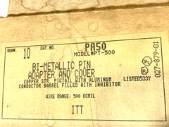 ABB/Thomas & Betts Blackburn PA50 CMC #PTC-500 600V For PT-400, 500 $15 + FREE S