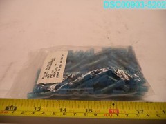 QTY=100: 28-20172 Butt Connector 16-14 Gauge Blue