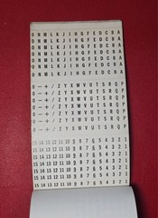 VTG Ideal 44-102 Wire Marker Booklet Legend A-Z 0-15 ,+,-/ USA Partially Used