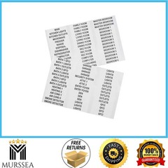 Klein Tools Wire Markers Household Electric Panel Labels with Directory 56255