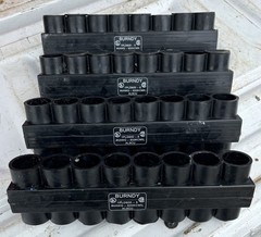 4- Burndy 1PLD600-8 Black Unitap UV Rated, 8 Ports, #4 – 600 AWG/kcmil