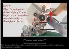 Color Ribbon Coding Machine, Constant Temperature Copper Character Hand Press