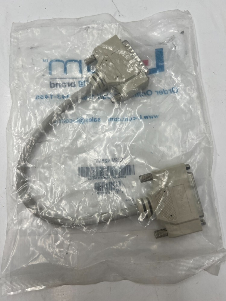 L-Com Deluxe Molded D-Sub Cable, DB25 Male / Female 1.0 ft CSMN25MF-1