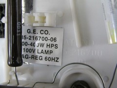 General Electric 35-216700-06 Mag-Reg 200-400 Watt High Pressure Sodium 100V