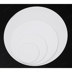 96% Alumina Ceramic Round Sheet Disc Insulation High-temperature Resistance