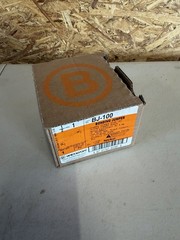 BRIDGEPORT BJ-100 1/2″ – 1″ BONDING JUMPER WITH 18″ BRAID *NEW IN BOX*
