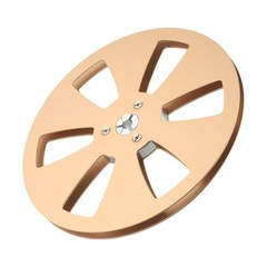 Aluminum 1PCS Empty Reel for 7 Inch Tape Silver/Blue/Black/Gold Options
